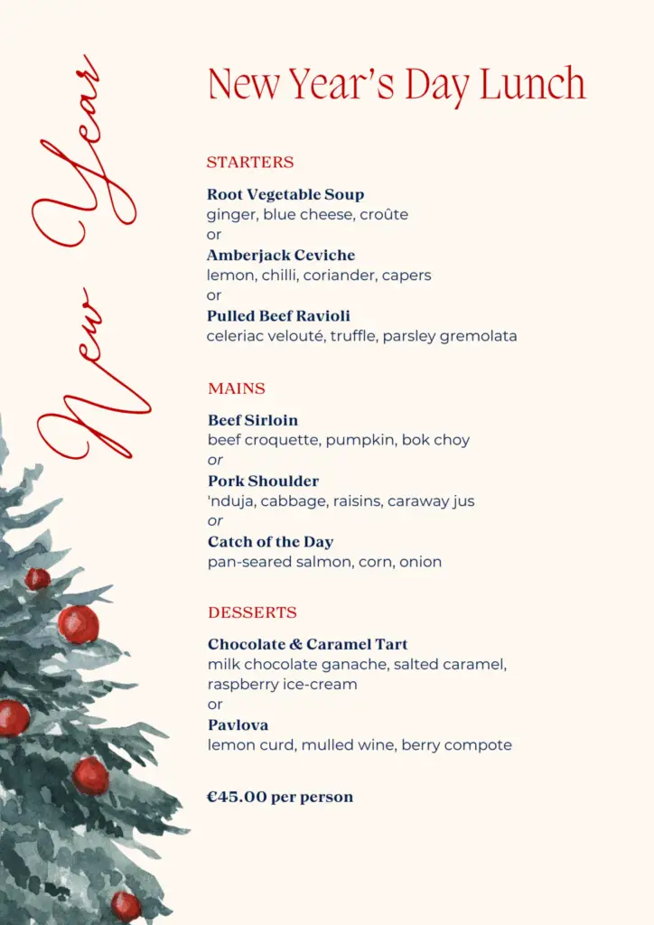 New Year's Day Lunch
